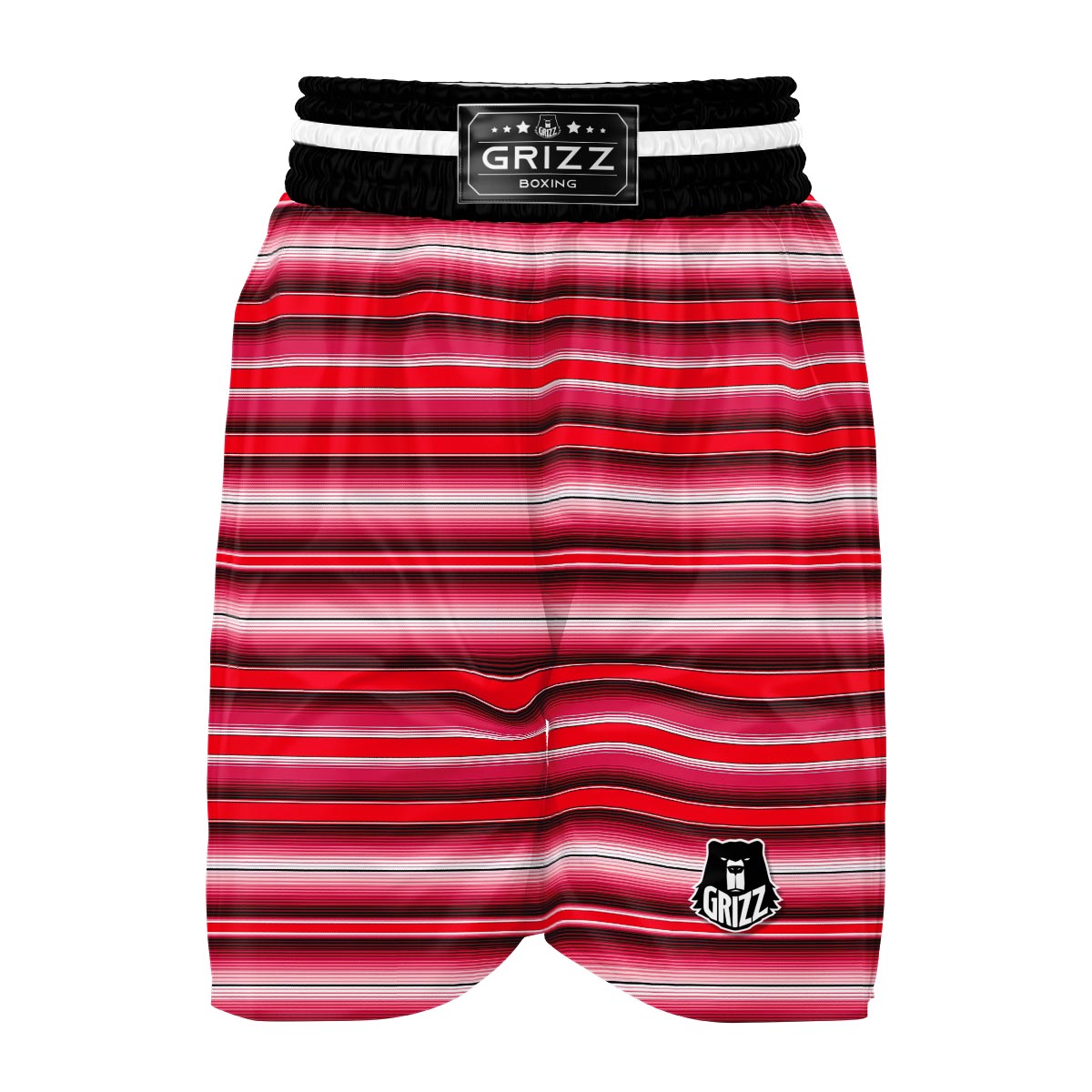 Pattern Print Mexican Serape Blanket Baja Boxing Shorts-grizzshop