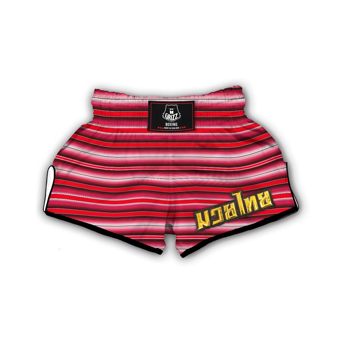 Pattern Print Mexican Serape Blanket Baja Muay Thai Boxing Shorts-grizzshop