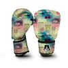 Pattern Print Newspaper Boxing Gloves-grizzshop