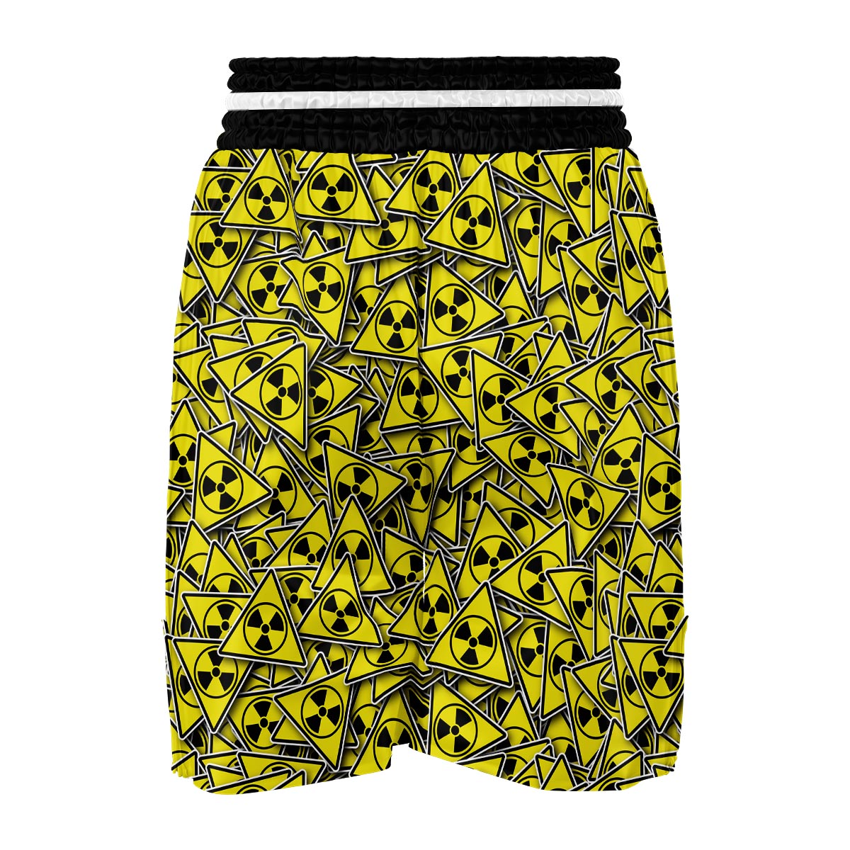 Pattern Print Radiation Boxing Shorts-grizzshop