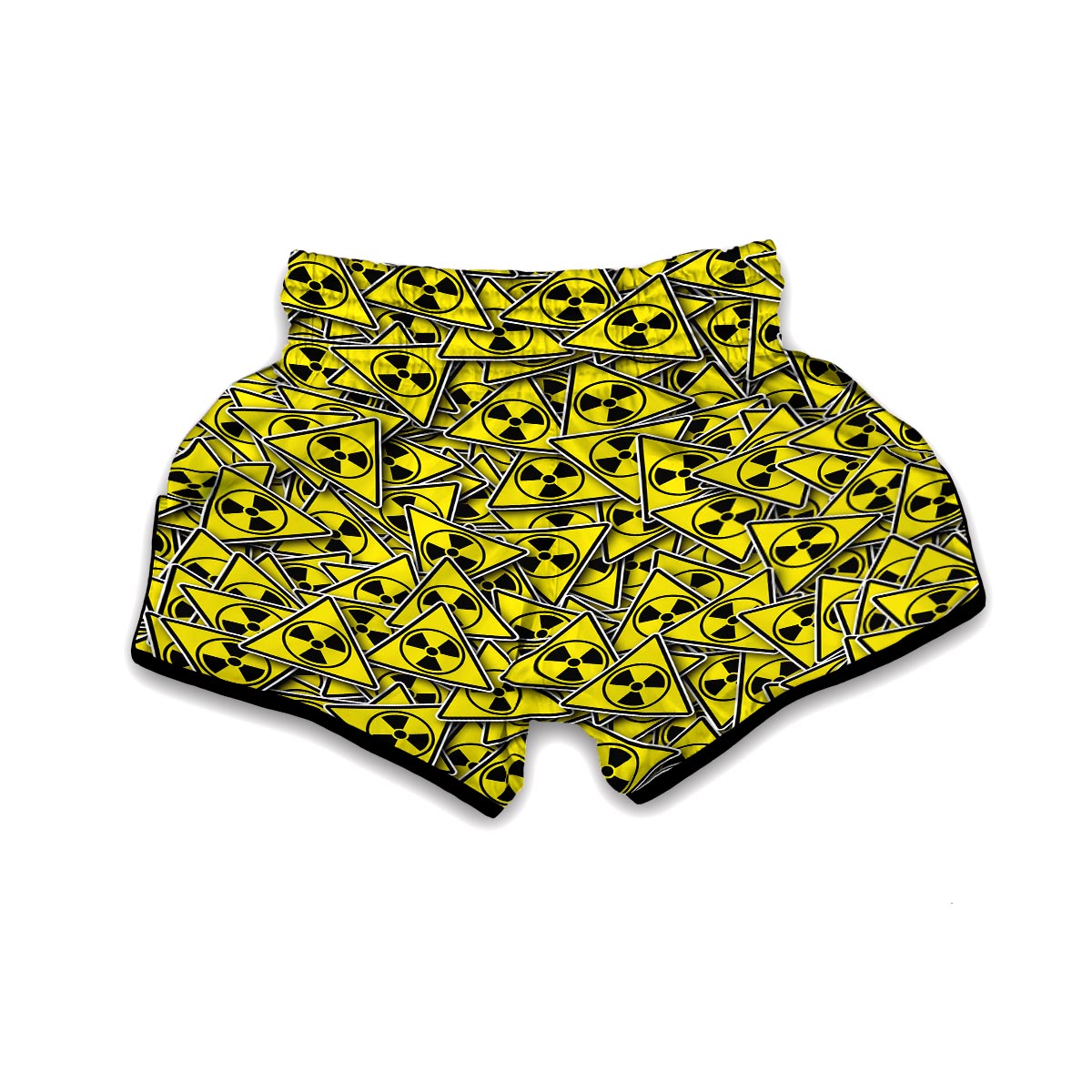 Pattern Print Radiation Muay Thai Boxing Shorts-grizzshop