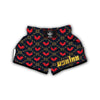 Pattern Print Rooster Muay Thai Boxing Shorts-grizzshop