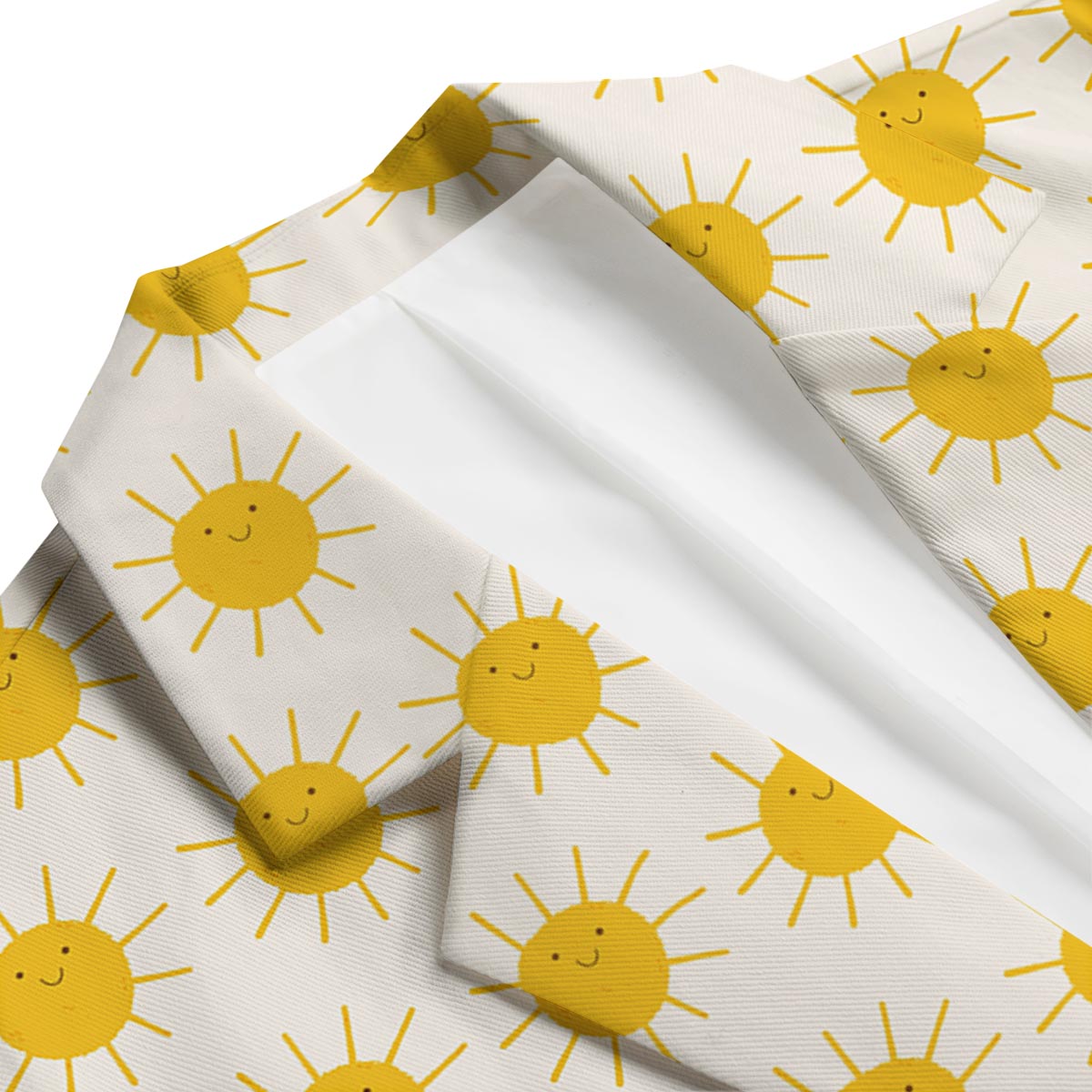 Pattern Print Sun Men's Blazer-grizzshop