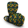 Pattern Print Sunflower Cartoon Boxing Gloves-grizzshop