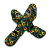 Pattern Print Sunflower Cartoon Muay Thai Shin Guards-grizzshop