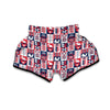 Pattern Print Swedish Muay Thai Boxing Shorts-grizzshop