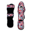 Pattern Print Swedish Muay Thai Shin Guards-grizzshop