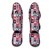 Pattern Print Swedish Muay Thai Shin Guards-grizzshop