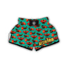 Pattern Print Thankgiving Turkey Muay Thai Boxing Shorts-grizzshop