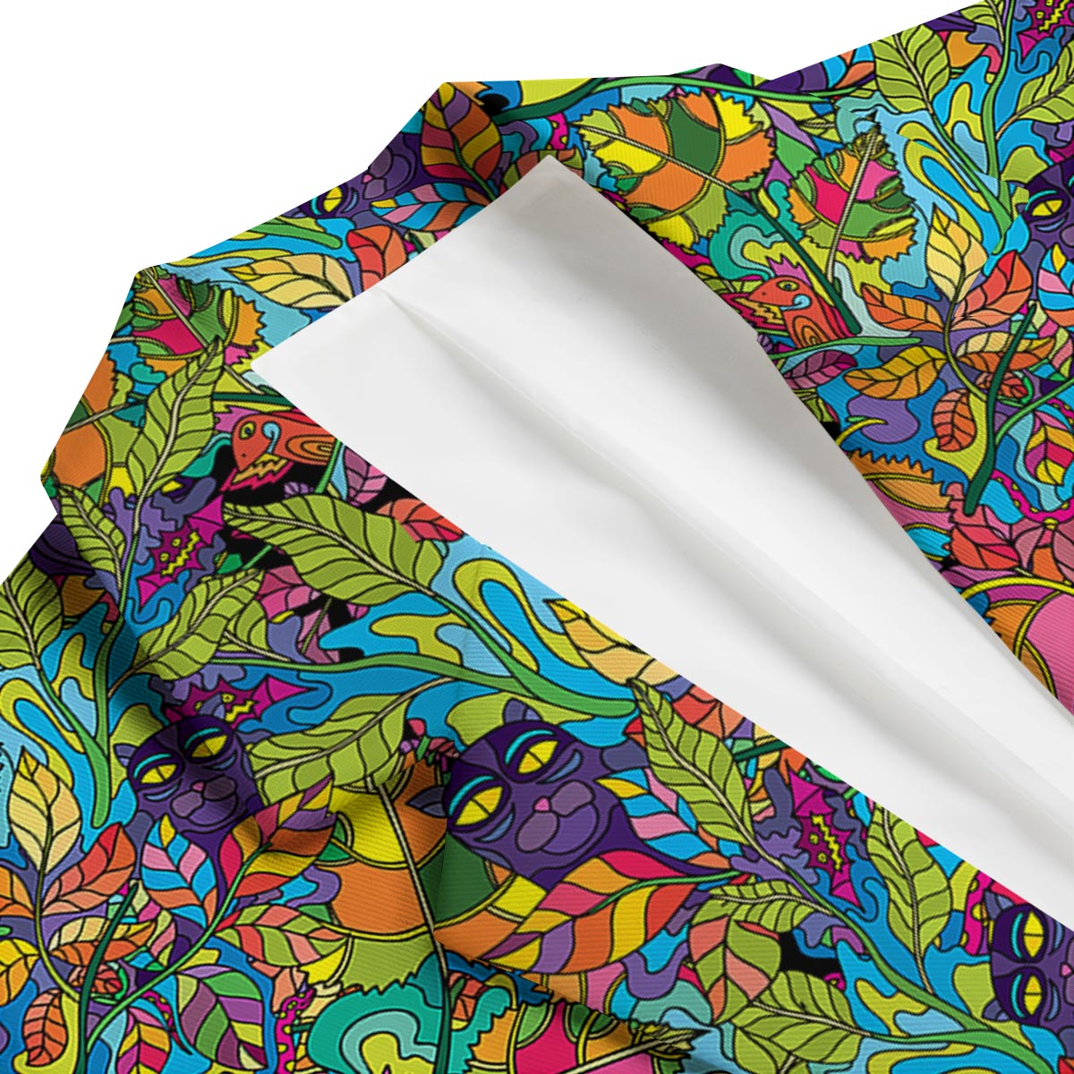 Pattern Print Trippy Men's Blazer-grizzshop