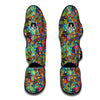 Pattern Print Trippy Muay Thai Shin Guards-grizzshop