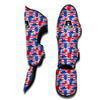 Pattern Print Uncle Sam Muay Thai Shin Guards-grizzshop