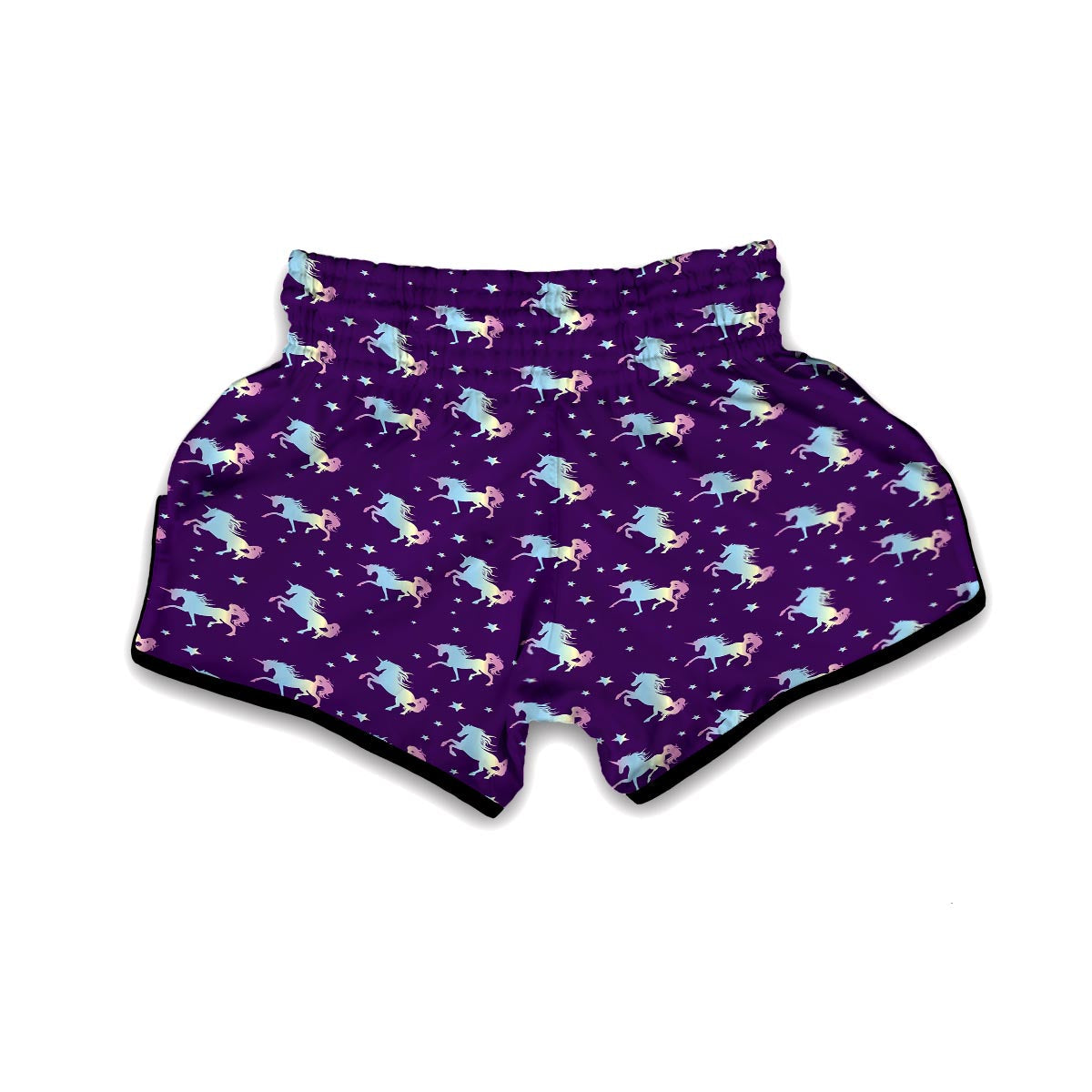 Pattern Print Unicorn Muay Thai Boxing Shorts-grizzshop