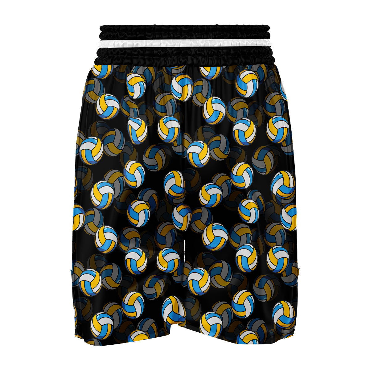 Pattern Print Volleyball Boxing Shorts-grizzshop