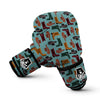 Pattern Print Western Cowboy Boxing Gloves-grizzshop