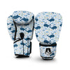 Pattern Print Whale Humpback Boxing Gloves-grizzshop