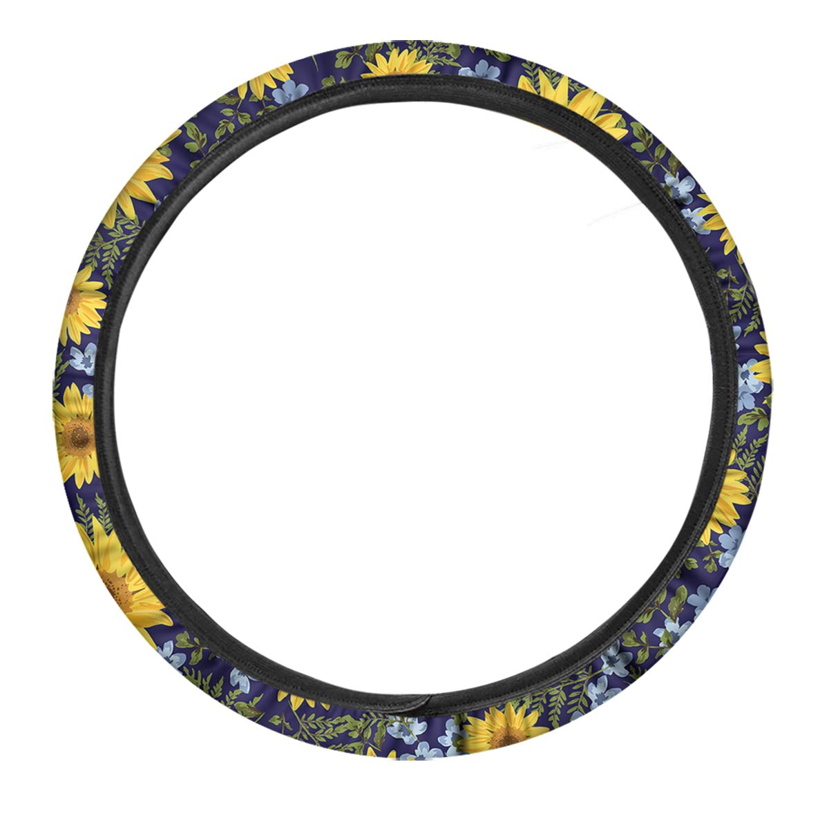 Pattern Sunflower Print Pattern Car Steering Wheel Cover-grizzshop