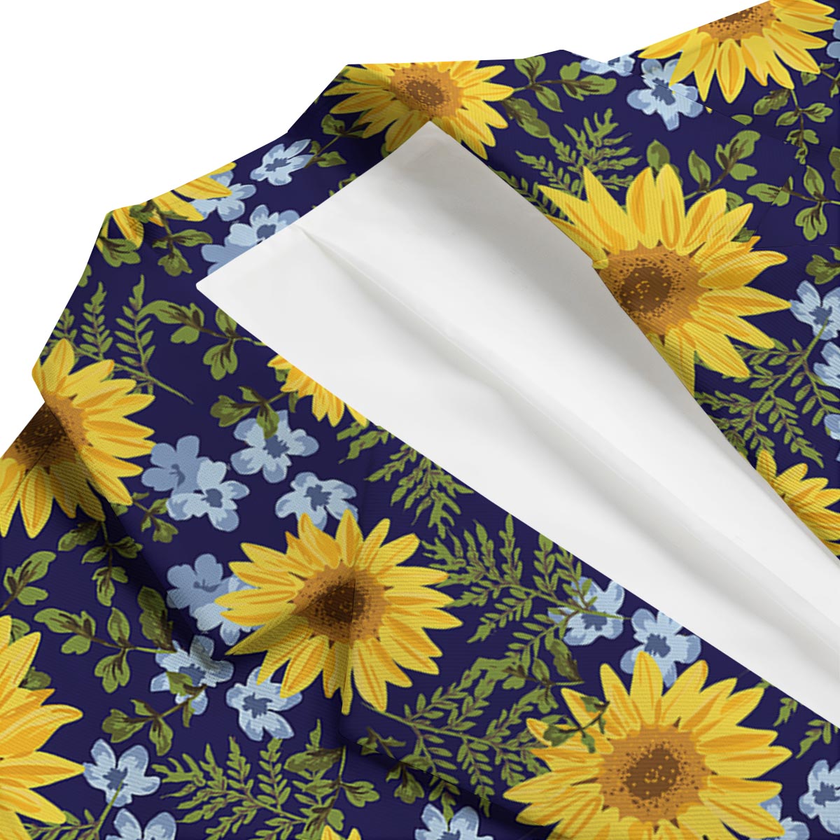 Pattern Sunflower Print Pattern Men's Blazer-grizzshop