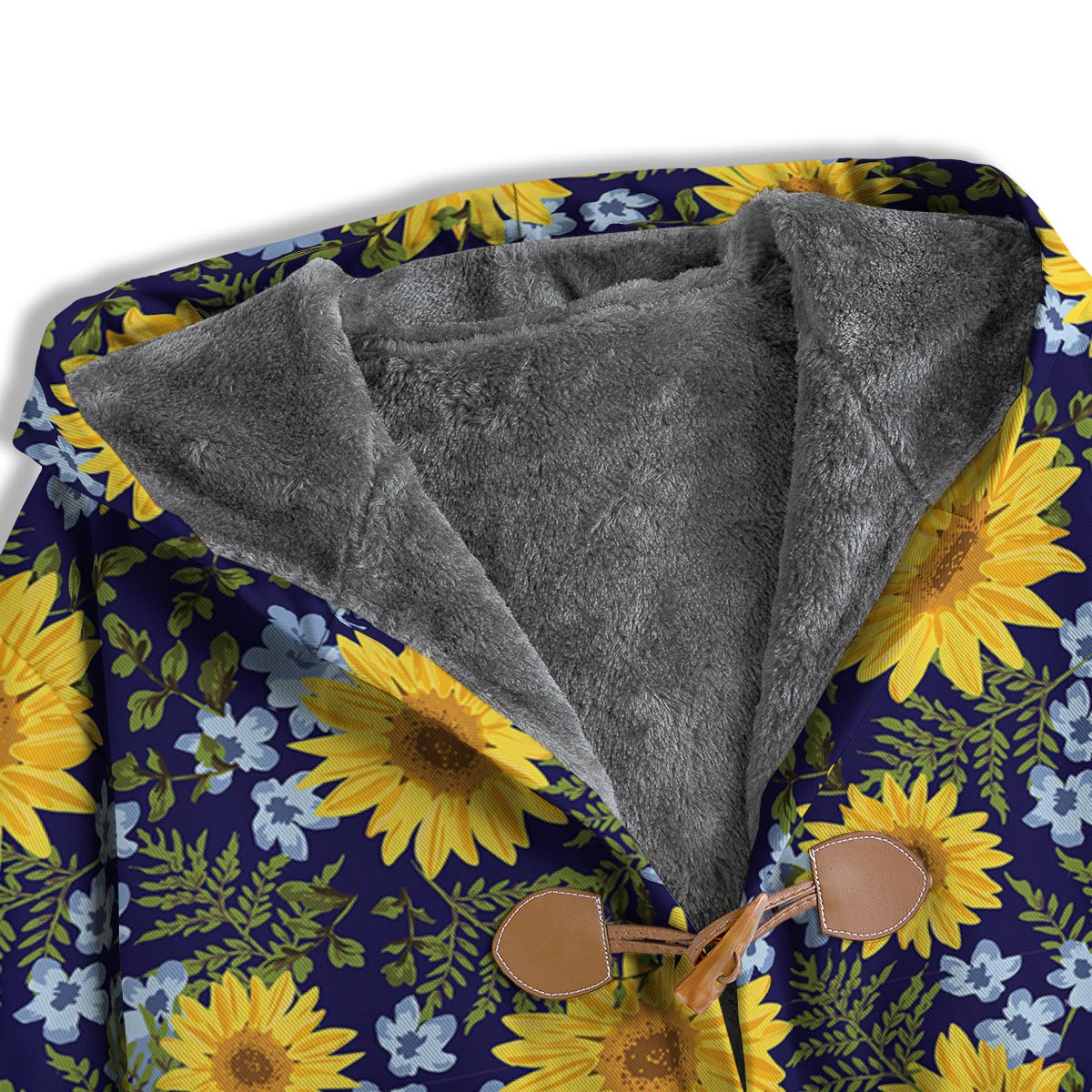 Pattern Sunflower Print Pattern Men's Windbreaker Jacket-grizzshop
