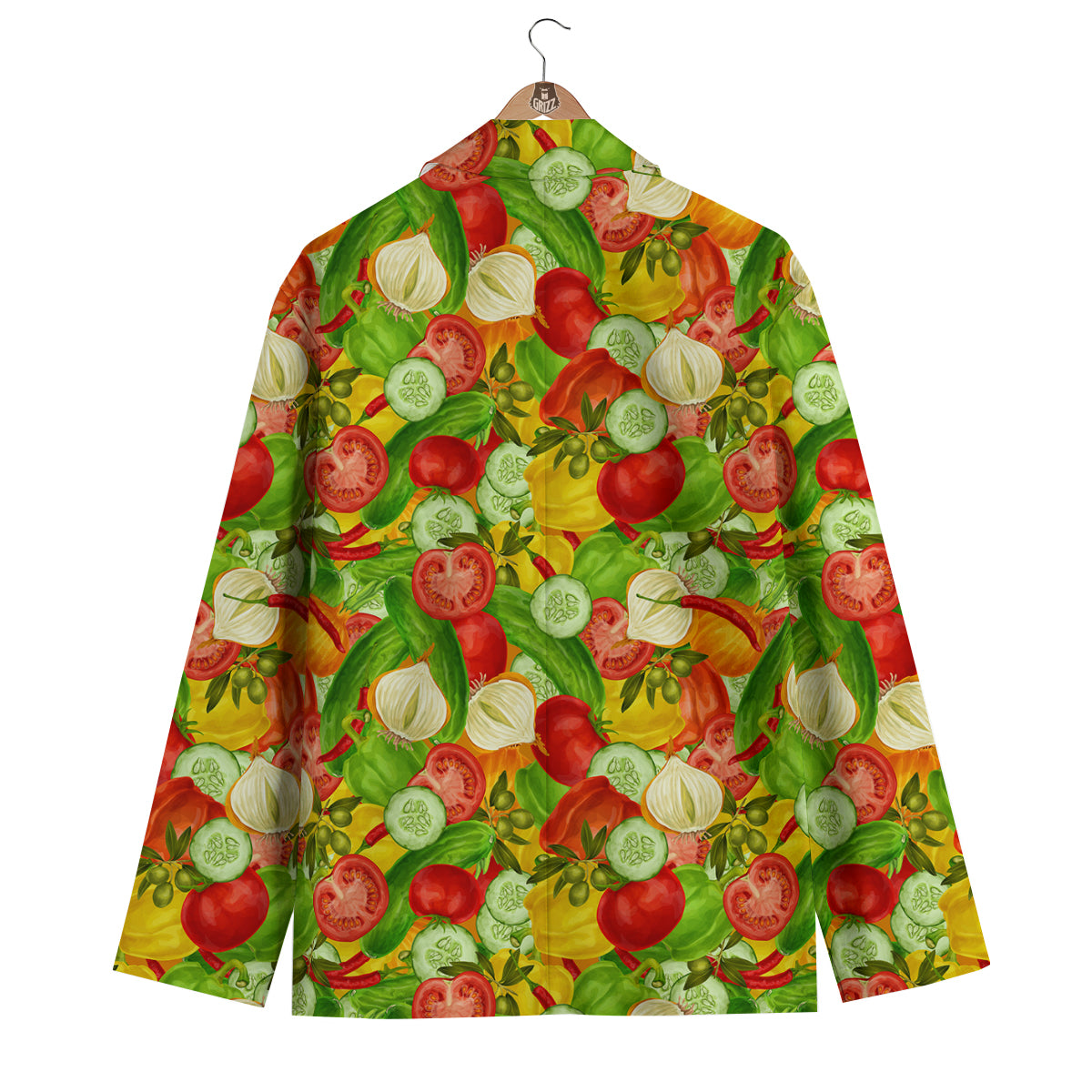 Pattern Vegan Print Pattern Men's Blazer-grizzshop