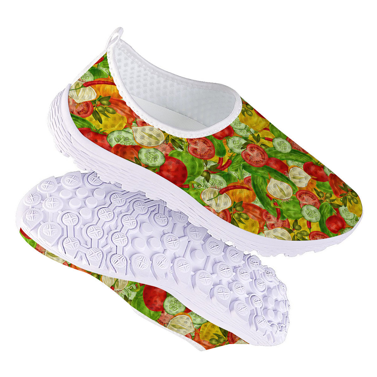Pattern Vegan Print Pattern Nurse Shoes-grizzshop