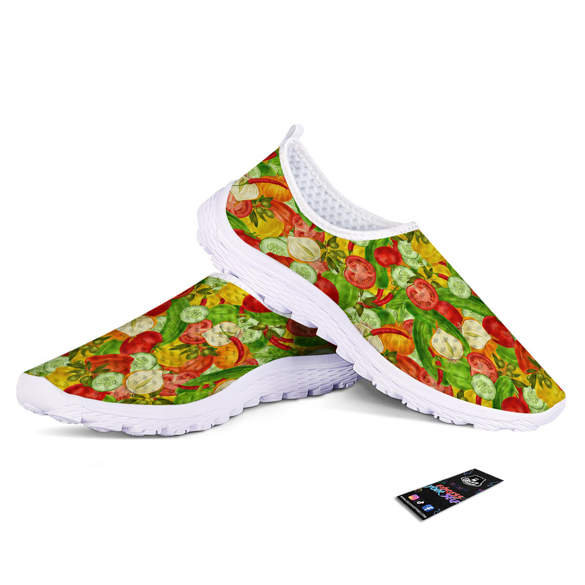 Pattern Vegan Print Pattern Nurse Shoes-grizzshop
