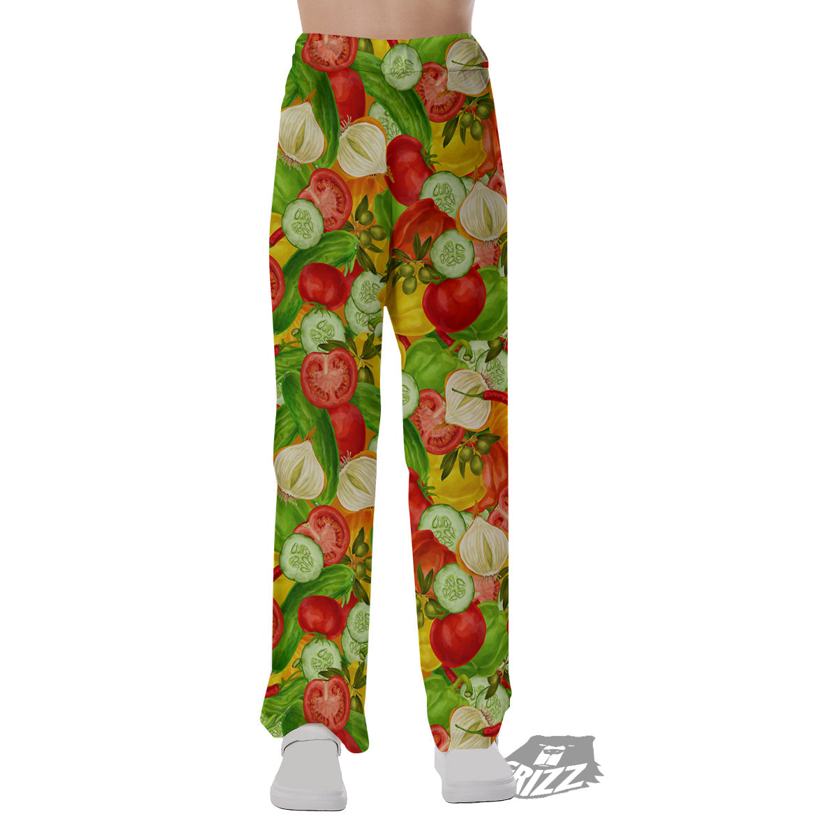 Pattern Vegan Print Pattern Pajama Pants-grizzshop