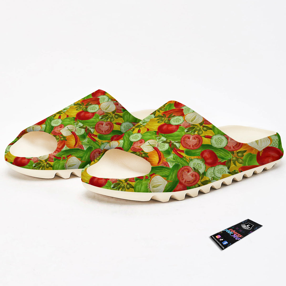 Pattern Vegan Print Pattern Sandals-grizzshop