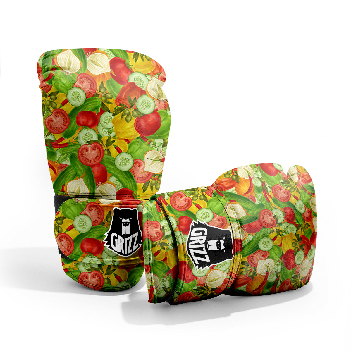Pattern Vegan Print Pattern Sparring Gloves-grizzshop