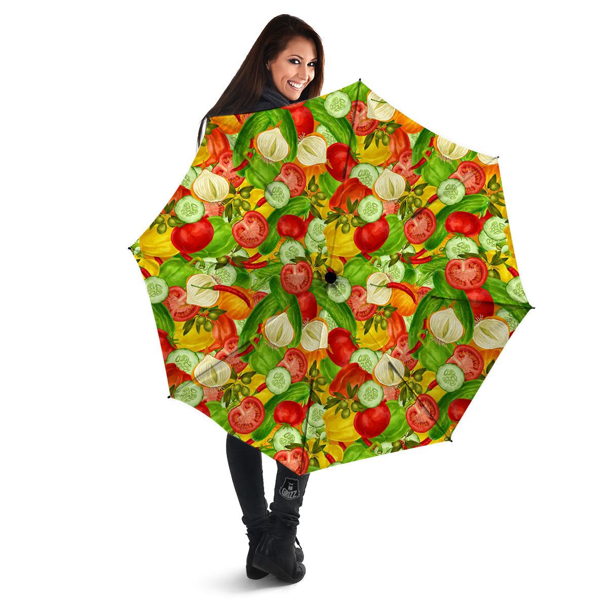 Pattern Vegan Print Pattern Umbrella-grizzshop