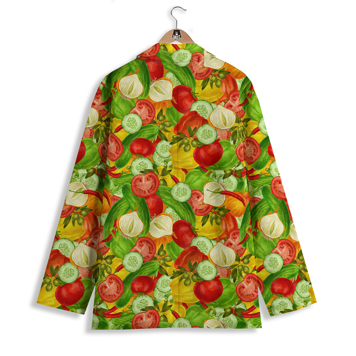 Pattern Vegan Print Pattern Women's Blazer-grizzshop