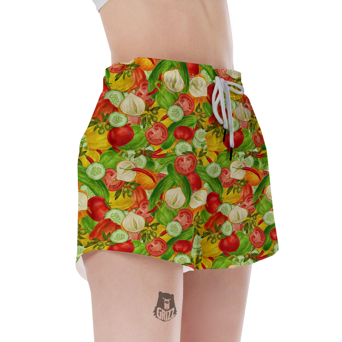 Pattern Vegan Print Pattern Women's Shorts-grizzshop