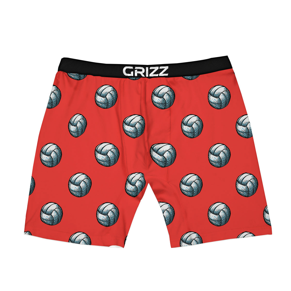 Pattern Volleyball Print Pattern Boxer Briefs-grizzshop