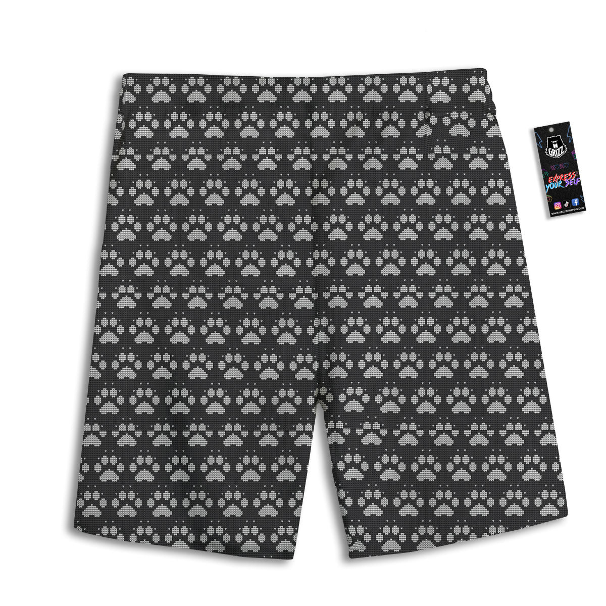 Playing Card Jack Of Spades Print Pattern Men's Athletic Shorts