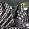 Paw Polka Dot White And Black And Print Car Seat Covers-grizzshop