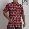 Paw Knitted Christmas Print Pattern Untucked Shirts-grizzshop