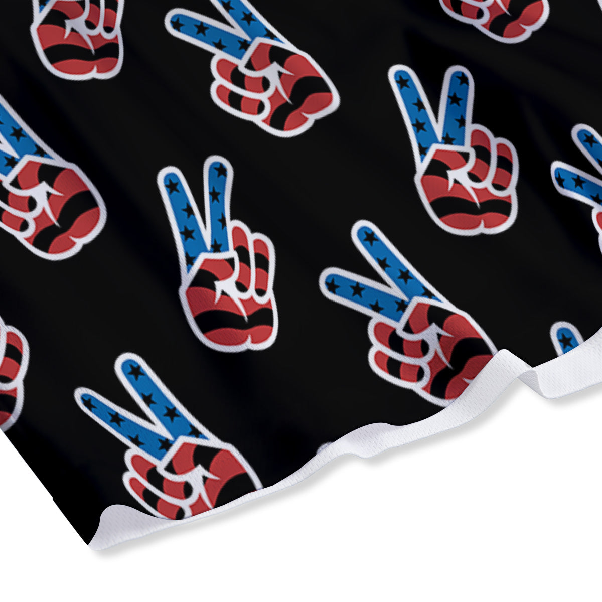 Poker Chips Print Mesh Shorts