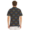 Peace Sign Rainbow LGBT Print Pattern Men's Golf Shirts-grizzshop