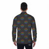 Peace Sign Rainbow LGBT Print Pattern Men's Long Sleeve Shirts-grizzshop