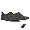 Peace Sign Rainbow LGBT Print Pattern Water Shoes-grizzshop