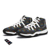 Peace Sign Rainbow LGBT Print Pattern White Bball Shoes-grizzshop