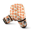 Peach Pattern Print Boxing Gloves-grizzshop