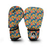 Peach Print Pattern Boxing Gloves-grizzshop