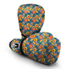 Peach Print Pattern Boxing Gloves-grizzshop