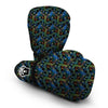 Peacock Feather Pattern Print Boxing Gloves-grizzshop