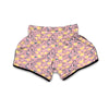 Pear And Daisy Floral Print Pattern Muay Thai Boxing Shorts-grizzshop