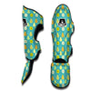 Pear Kiwi Print Pattern Muay Thai Shin Guards-grizzshop