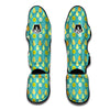 Pear Kiwi Print Pattern Muay Thai Shin Guards-grizzshop