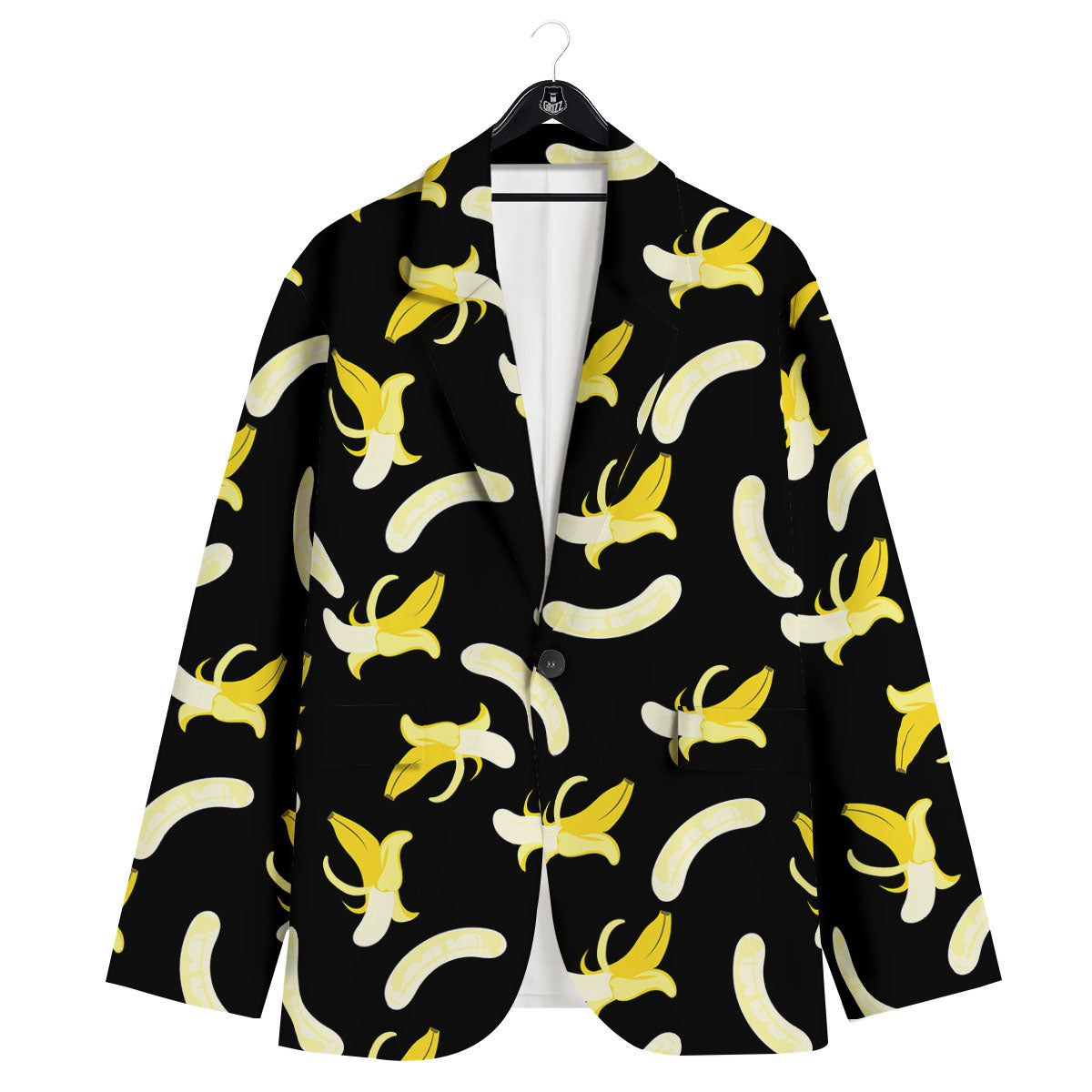 Peeled Banana Print Pattern Men's Sport Coat-grizzshop