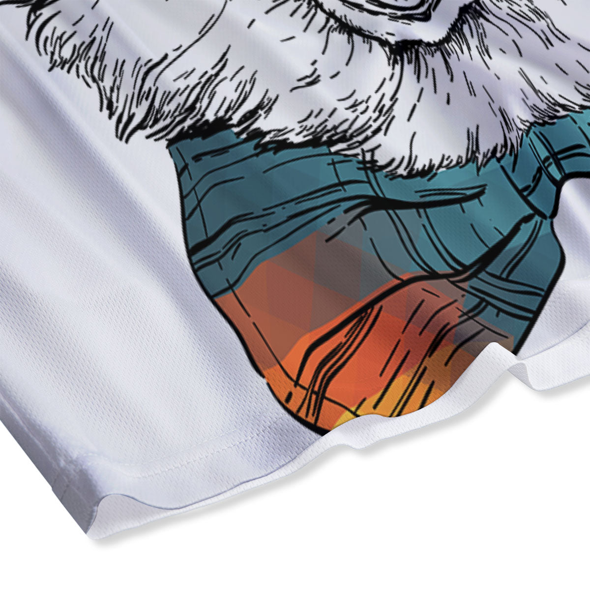 Pembroke Welsh Corgi Hipster Print Mesh Shorts